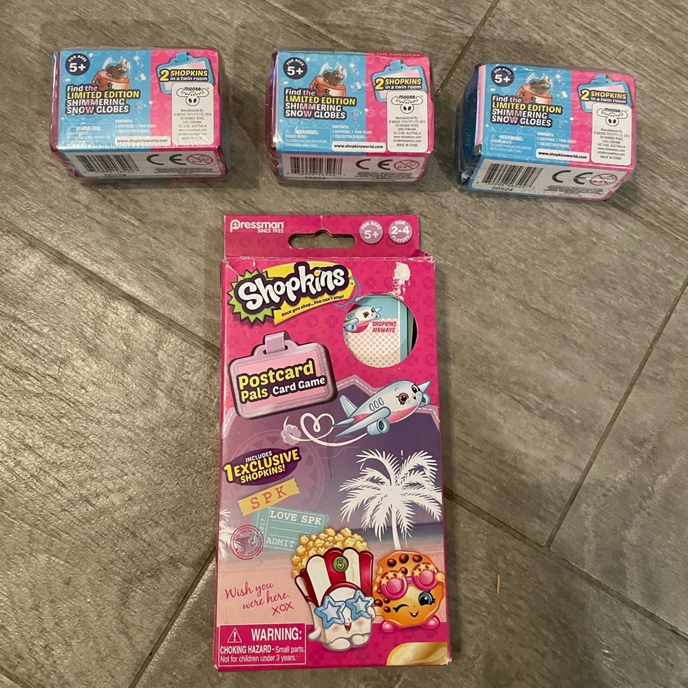 Shopkins toys/ Shopkins card game